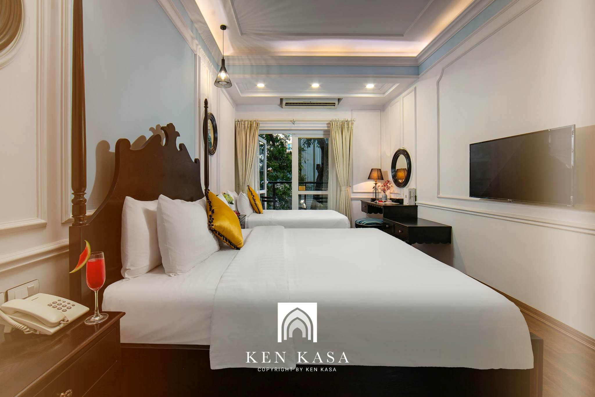 Thiết kế phòng ngủ ấn tượng tại San Boutique Hanoi Hotel 